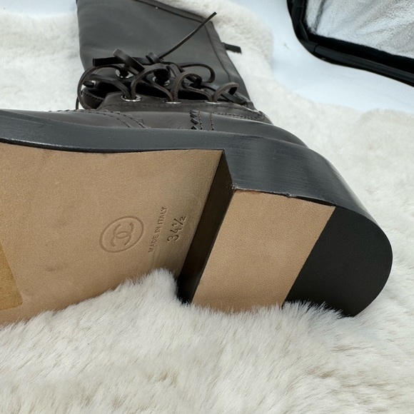 Chanel Vintage Long Riding Boots - Picture 5 of 8